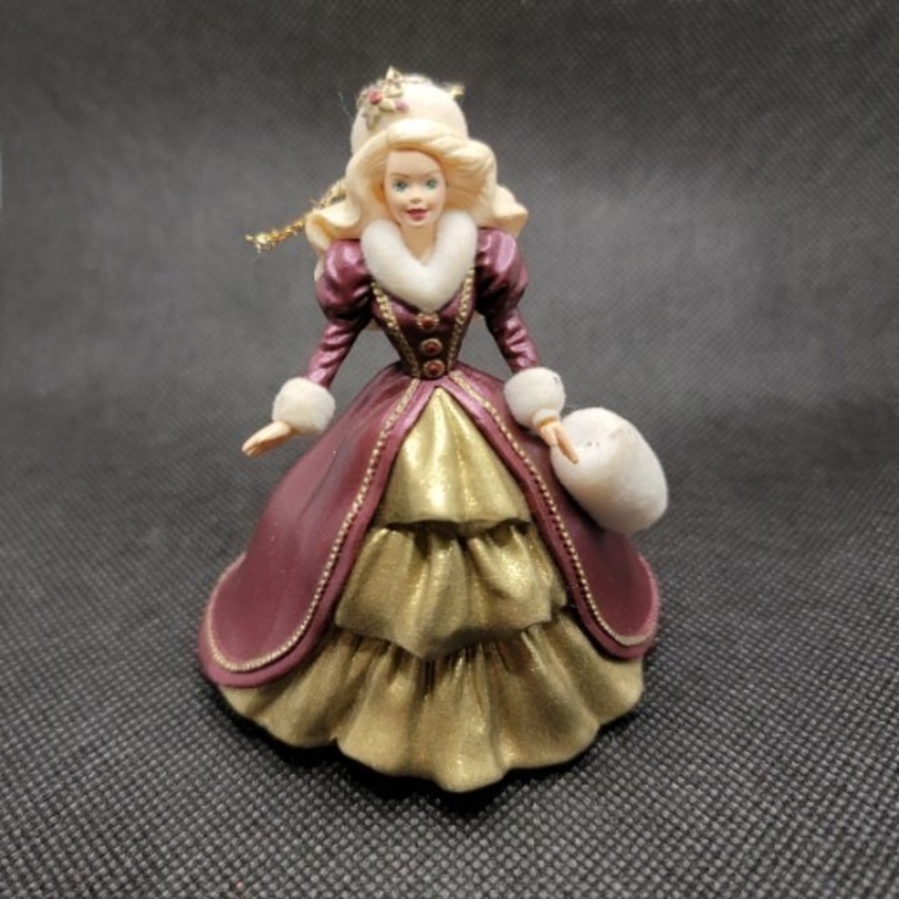 Vintage Hallmark Keepsake Holiday Barbie Christmas Ornament 1996